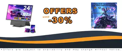 24-inch 1080P FHD 100Hz Portable MonitorIPS Display Gaming Screen