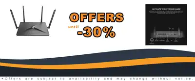 D-Link AC2600 MU-MIMO Dual Band WiFi Router Black 4x4 Gaming