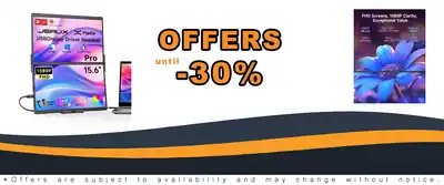 JSAUX FlipGo Pro Dual 15.6