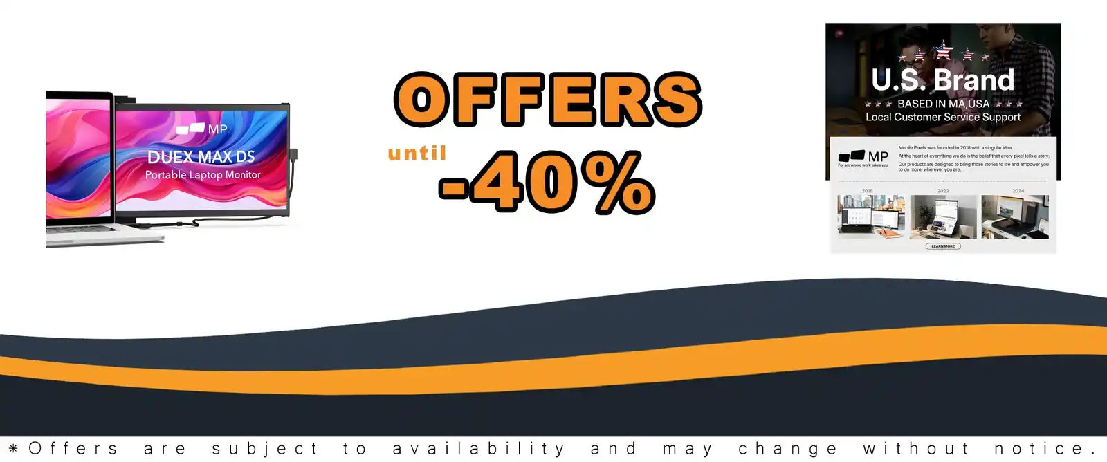 full hd 1080p portable laptop monitor extender usb type-c